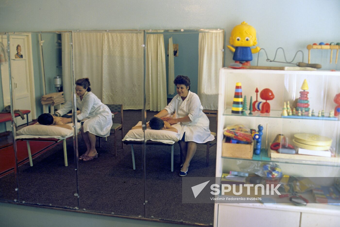 Massage room of Voronezh special boarding school