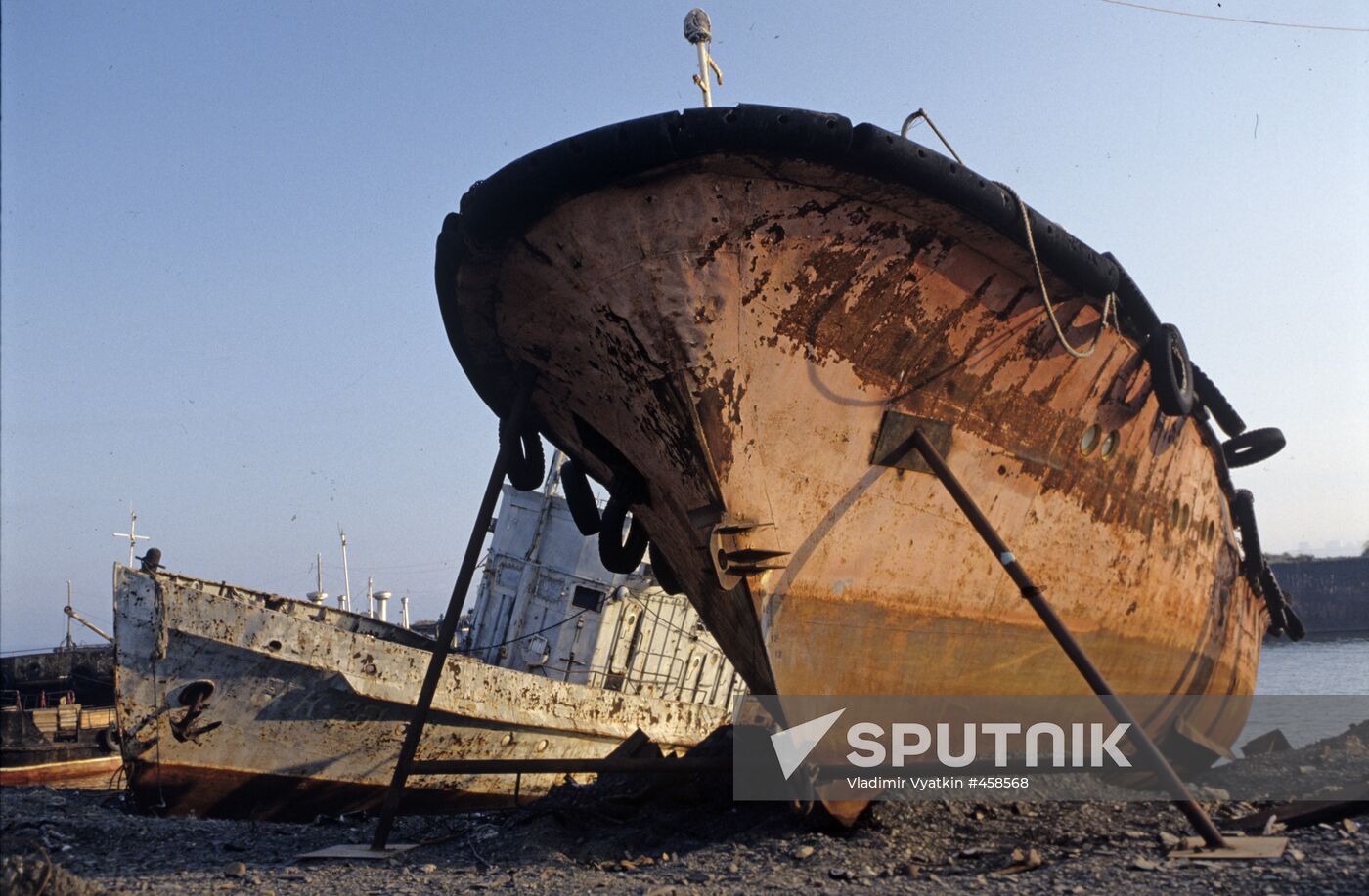 Old ship cemetery