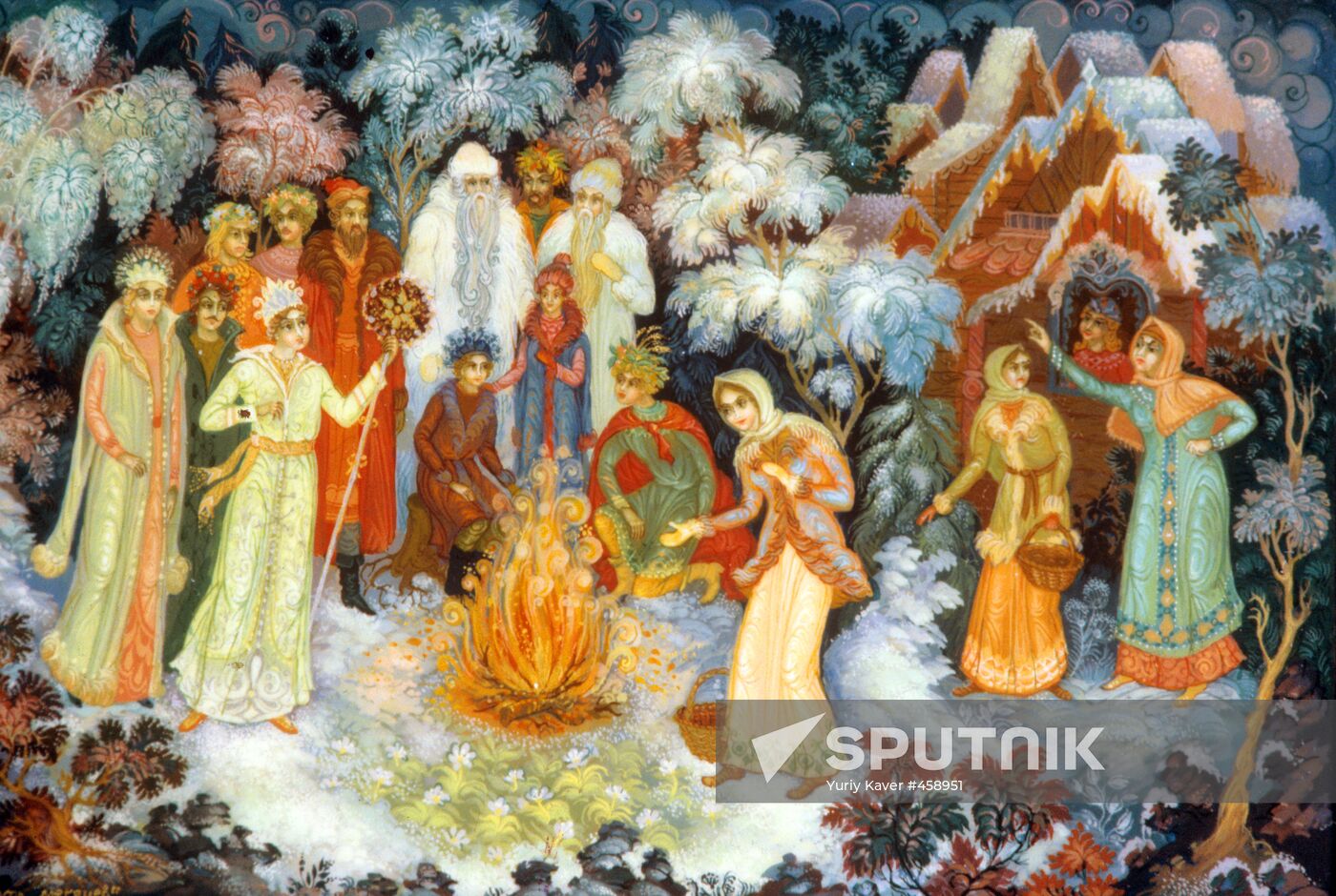 Painted lacquer panel