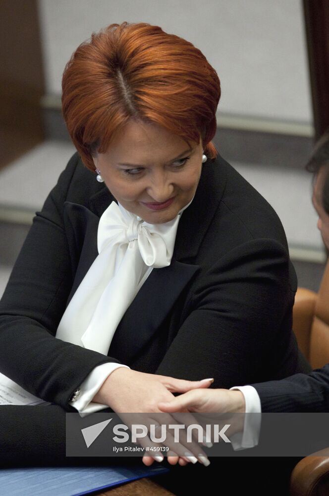 Agriculture Minister Yelena Skrynnik
