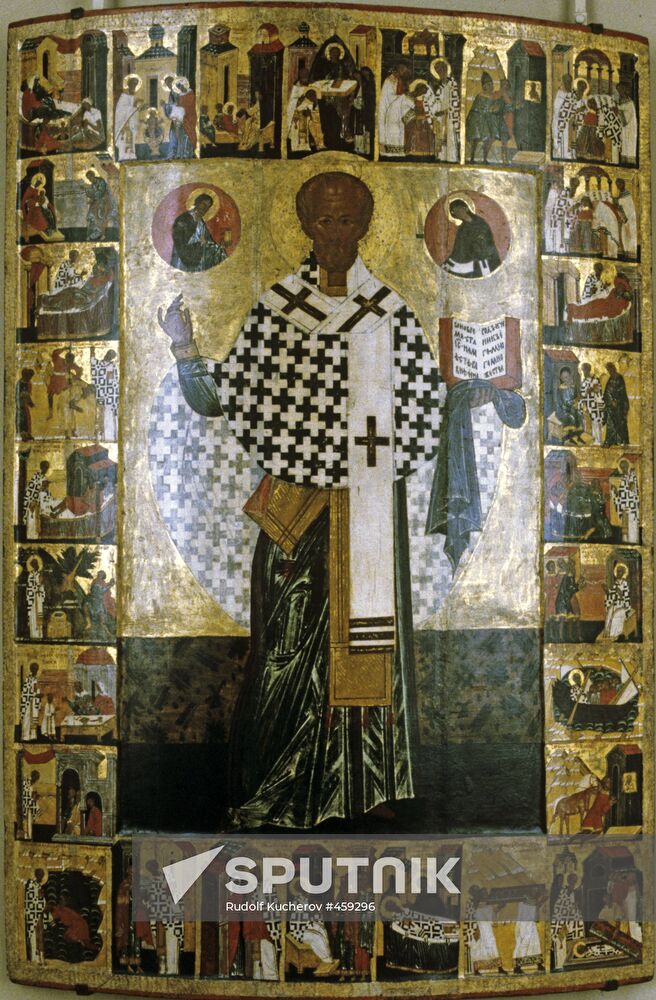 Life of St. Nicholas icon