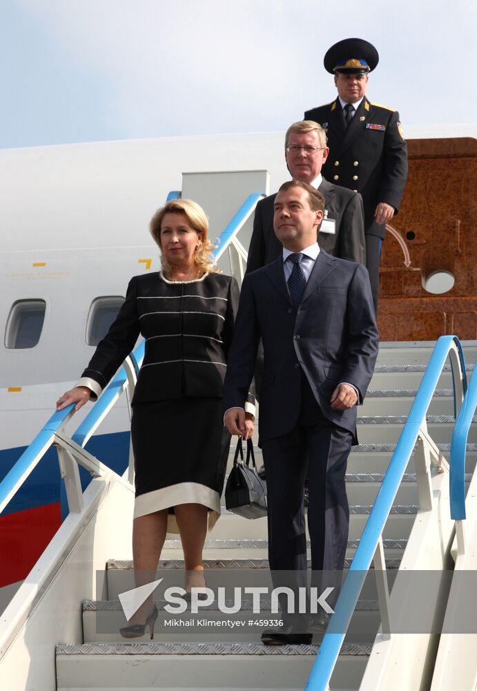 Dmitry Medvedev visits Switzerland