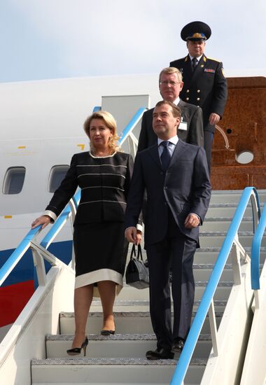 Dmitry Medvedev visits Switzerland