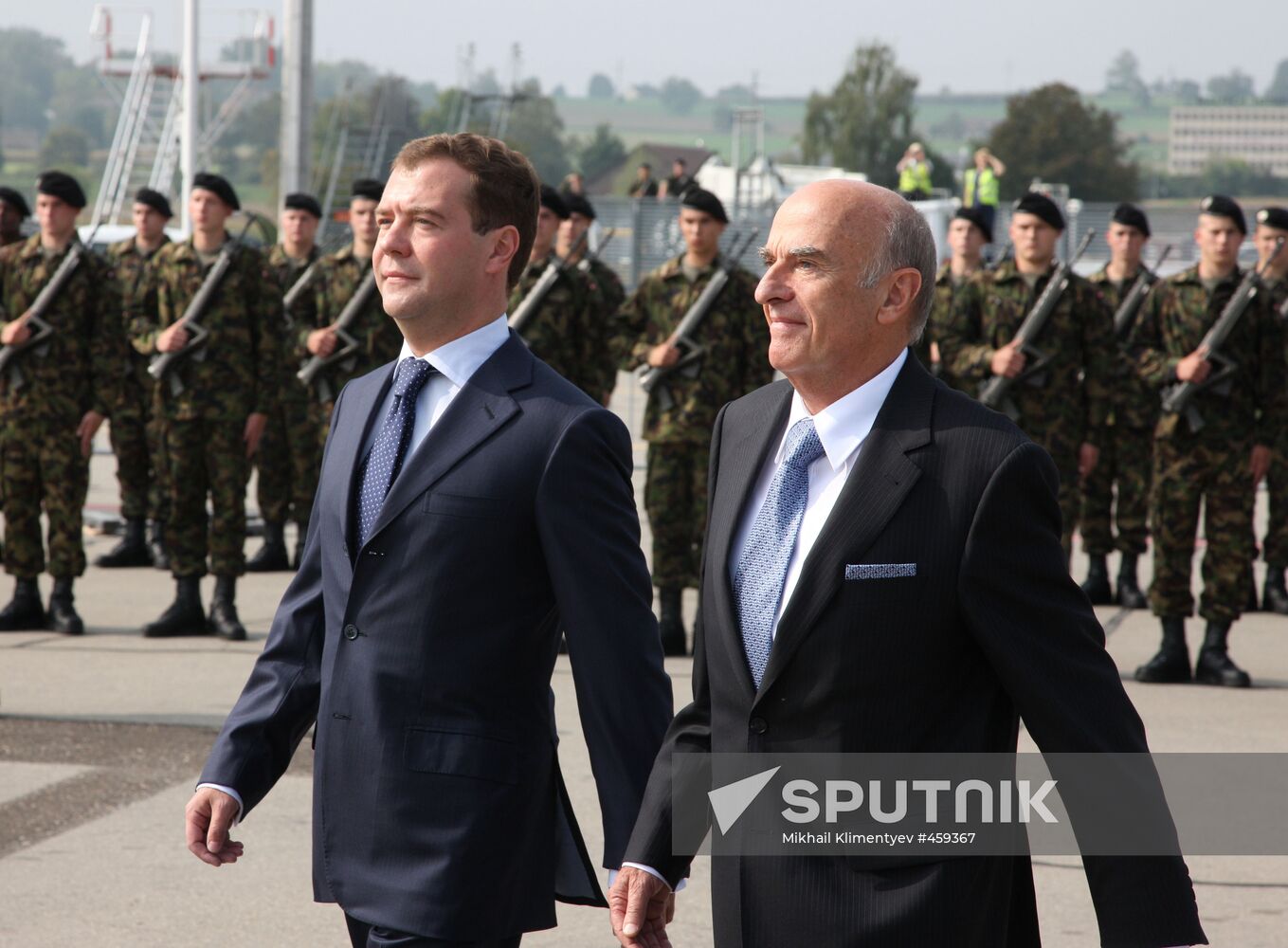 Dmitry Medvedev visits Switzerland