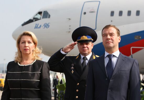 Dmitry Medvedev visits Switzerland