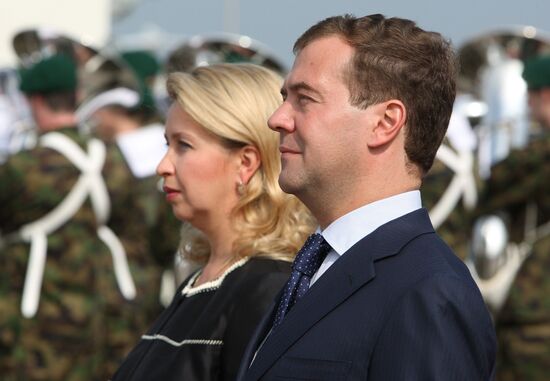 Dmitry Medvedev visits Switzerland