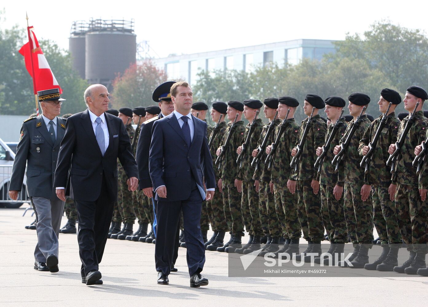 Dmitry Medvedev visits Switzerland