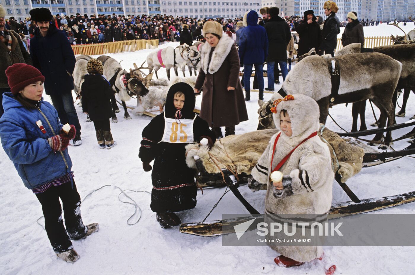 Reindeer breeders' children