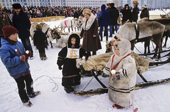 Reindeer breeders' children