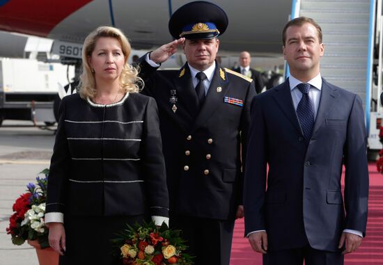 Dmitry Medvedev visits Switzerland