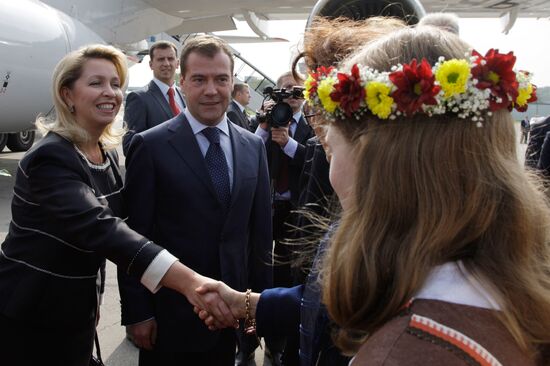 Dmitry Medvedev visits Switzerland