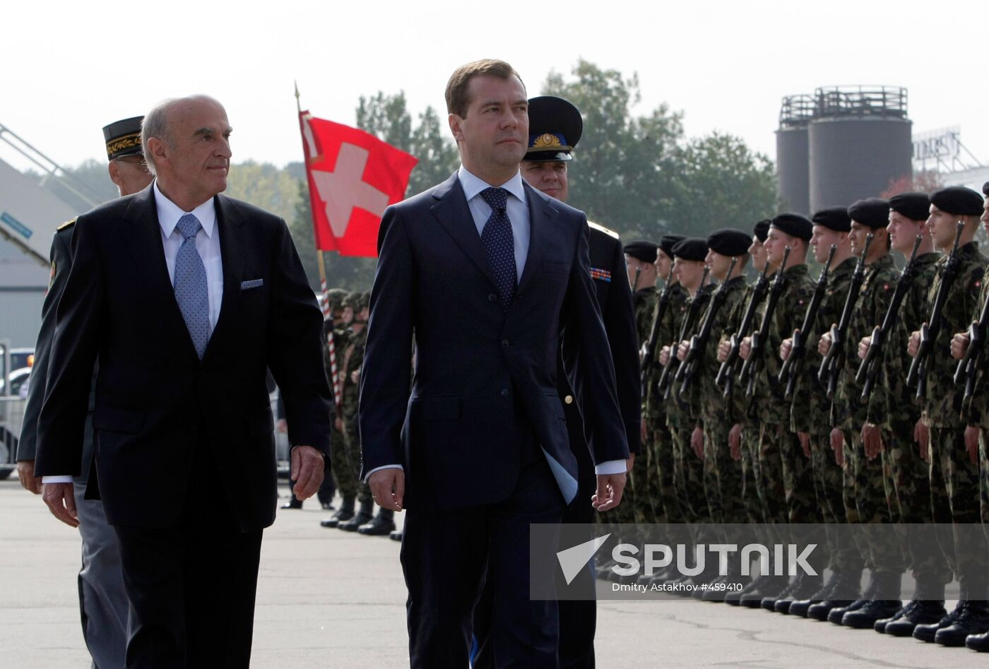 Dmitry Medvedev visits Switzerland