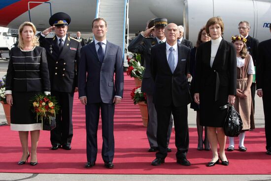 Dmitry Medvedev visits Switzerland