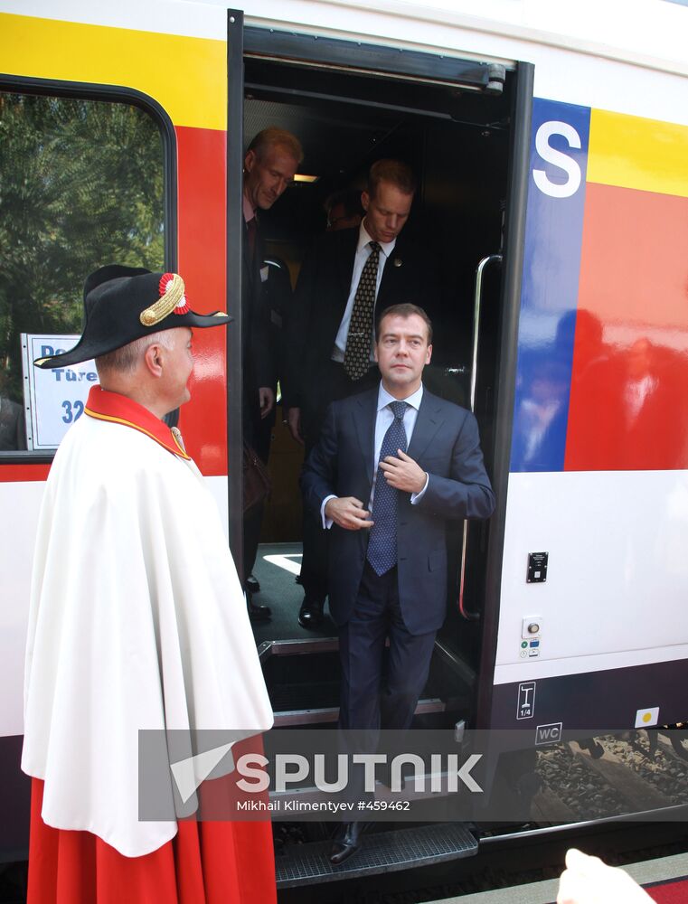 Dmitry Medvedev visits Switzerland
