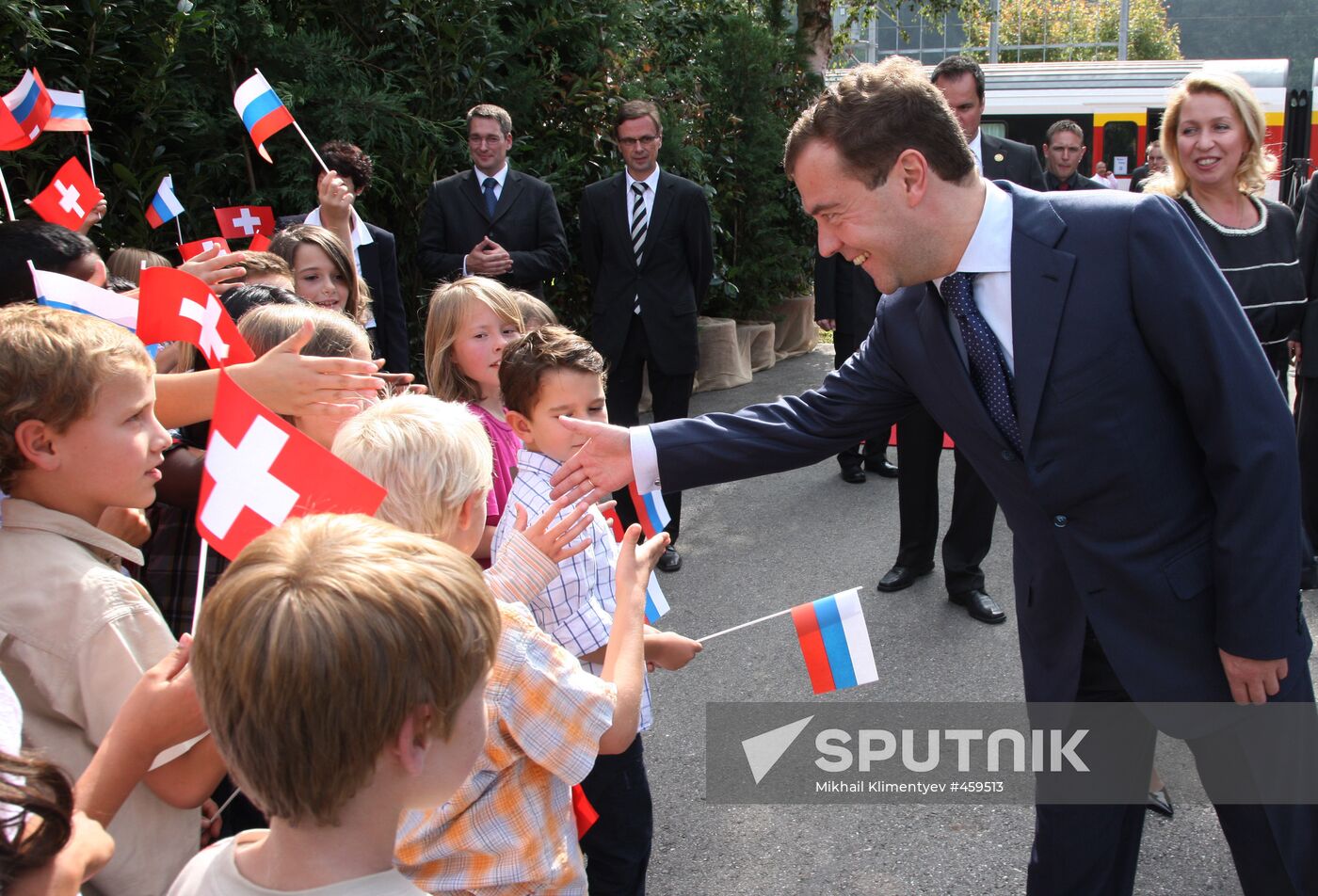 Dmitry Medvedev visits Switzerland