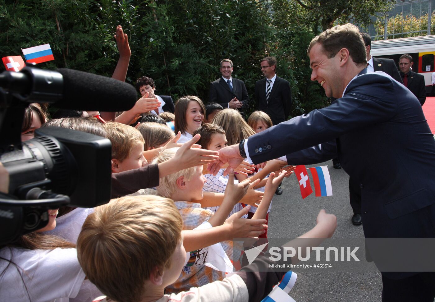 Dmitry Medvedev visits Switzerland
