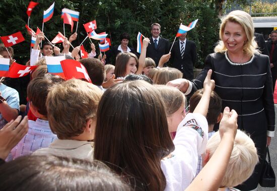 Dmitry Medvedev visits Switzerland