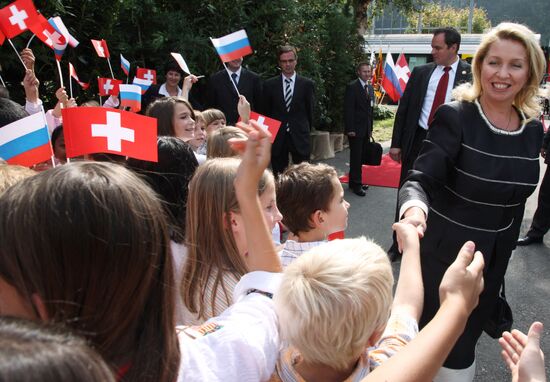 Dmitry Medvedev visits Switzerland