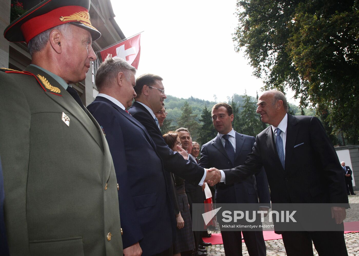 Dmitry Medvedev visits Switzerland