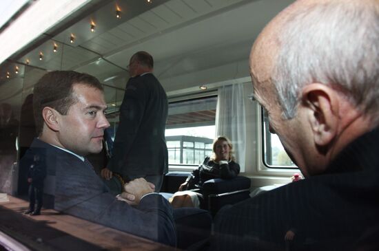 Dmitry Medvedev visits Switzerland