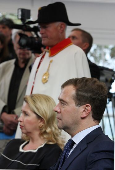 Dmitry Medvedev visits Switzerland