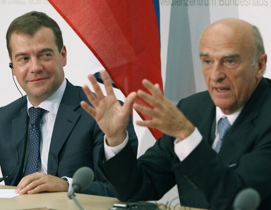 Dmitry Medvedev visits Switzerland