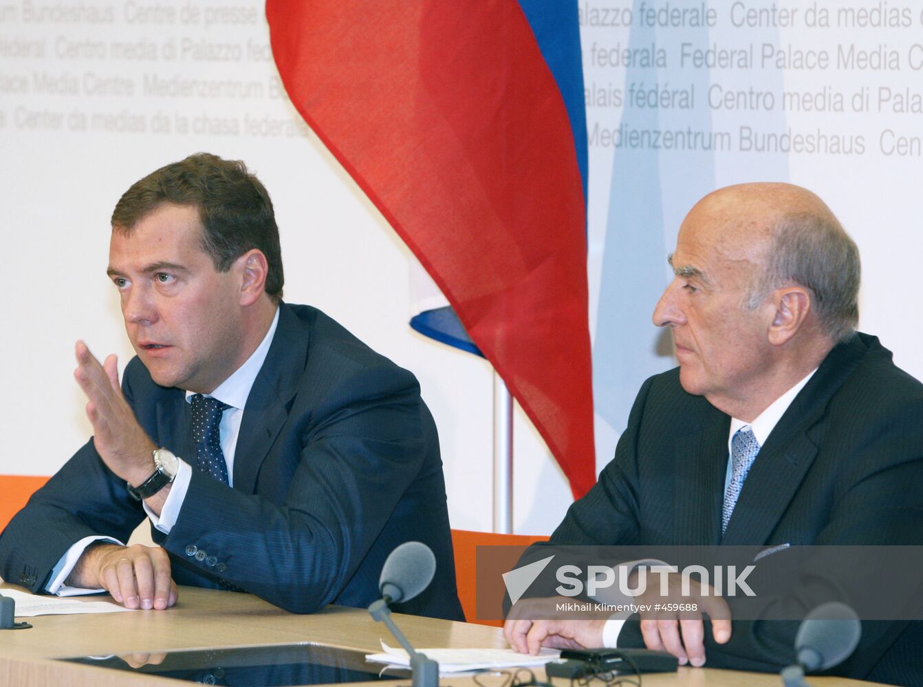 Dmitry Medvedev visits Switzerland