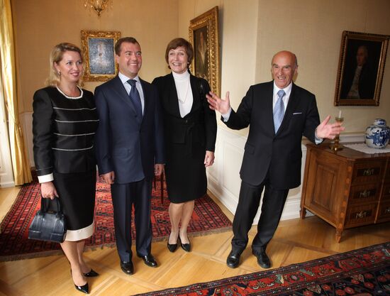 Dmitry Medvedev visits Switzerland