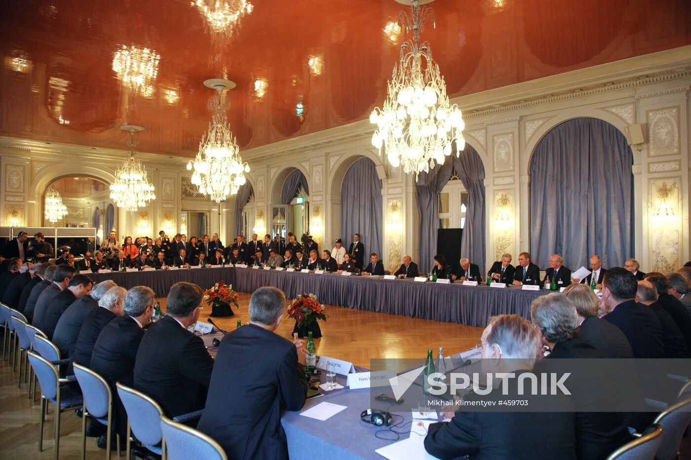 Dmitry Medvedev visits Switzerland