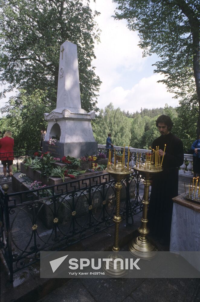 Alexander Pushkin's grave