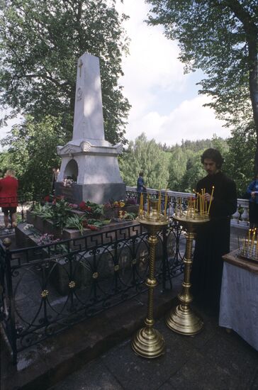 Alexander Pushkin's grave