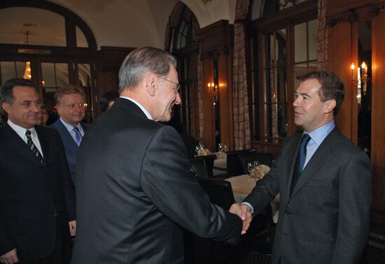 Dmitry Medvedev visits Switzerland: Day two