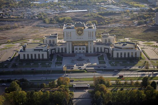 View of Moscow from top floor of Moscow State University