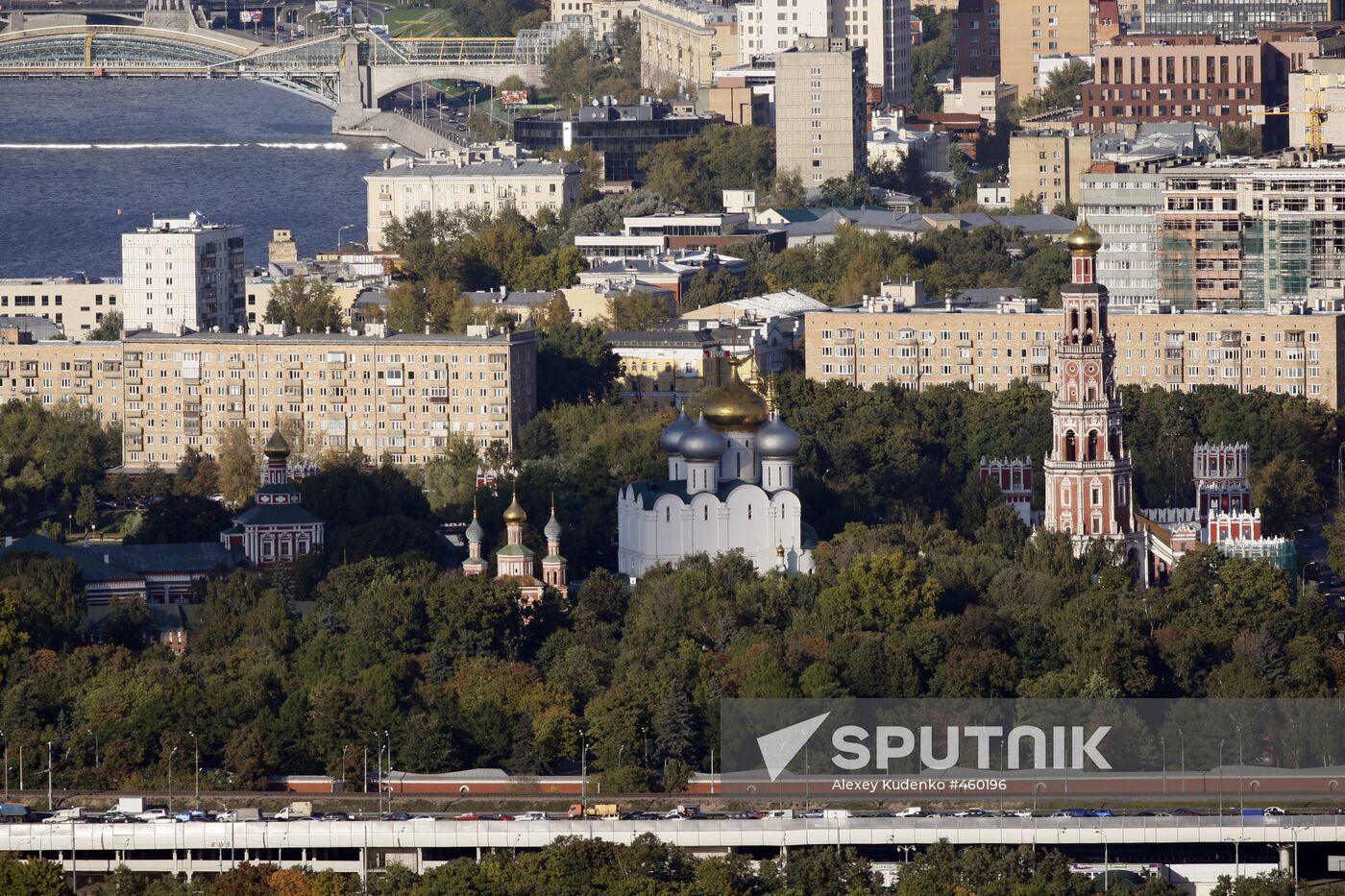 View of Moscow from top floor of Moscow State University