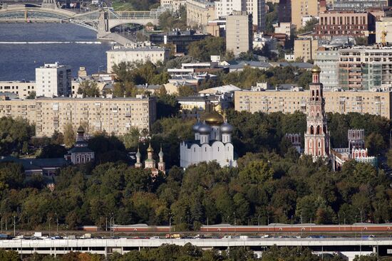 View of Moscow from top floor of Moscow State University