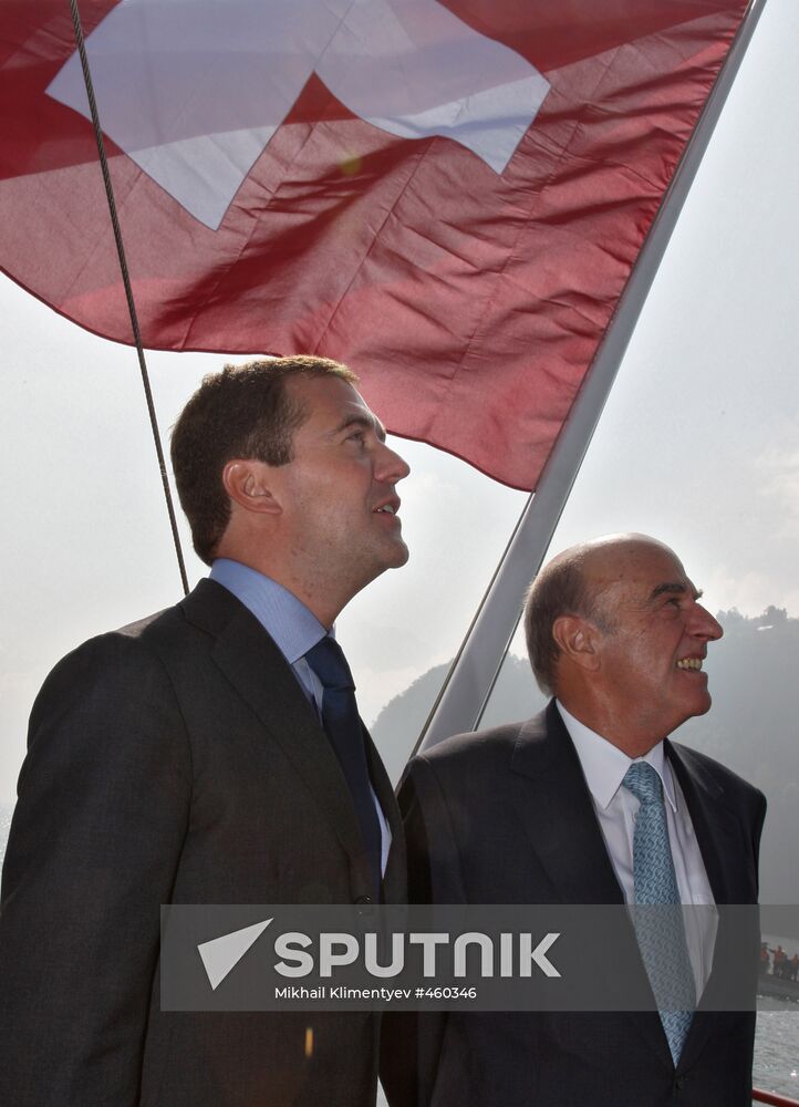 Dmitry Medvedev visits Switzerland: Day two