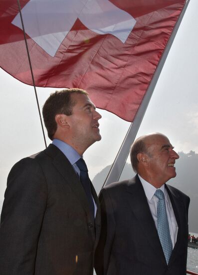 Dmitry Medvedev visits Switzerland: Day two