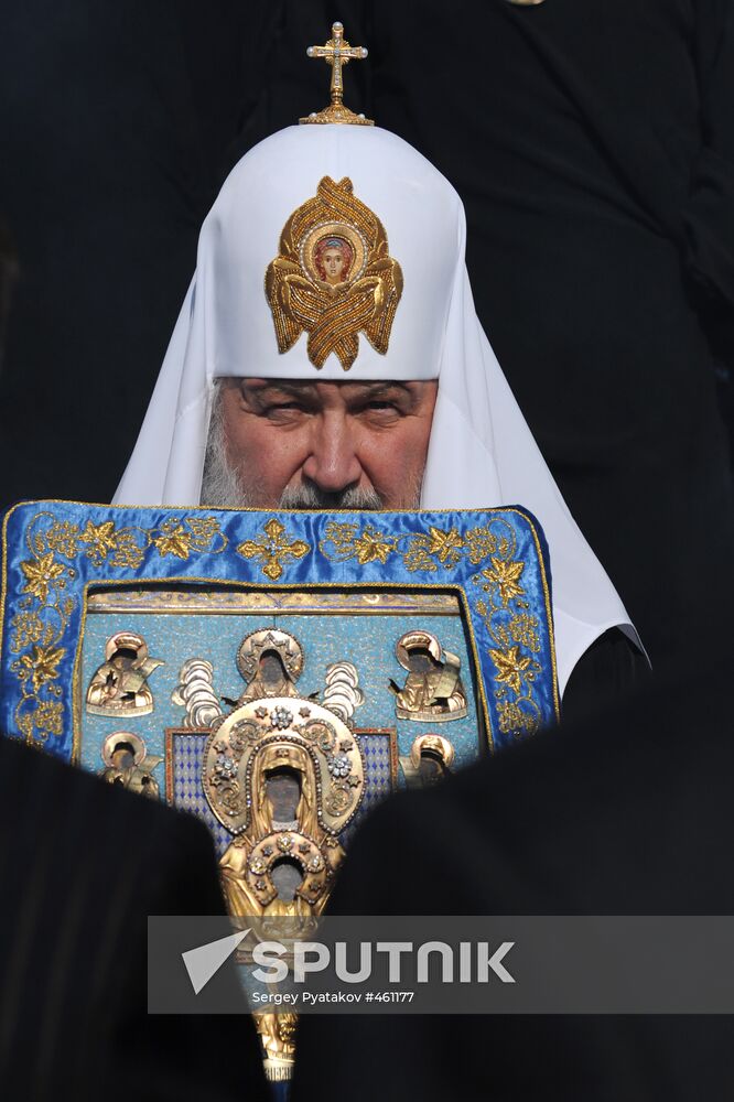 Kursk Root Icon of Mother of God brought to Kursk