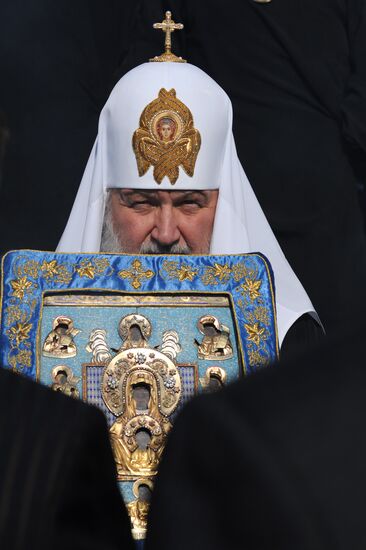 Kursk Root Icon of Mother of God brought to Kursk