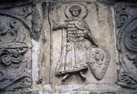 Saint George bas-relief