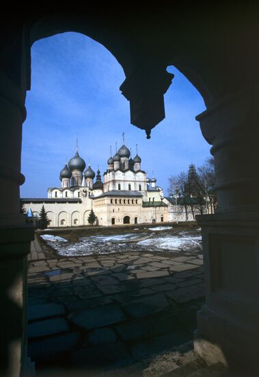 View of Assumption Cathedral and bell-tower