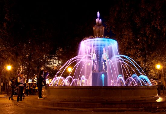 Fountain on Minin and Pozharsky Square, Nizhni Novgorod