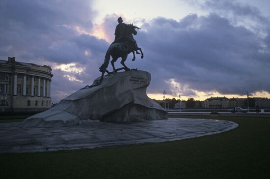 Monument to Peter the Great on Decembrists' Square