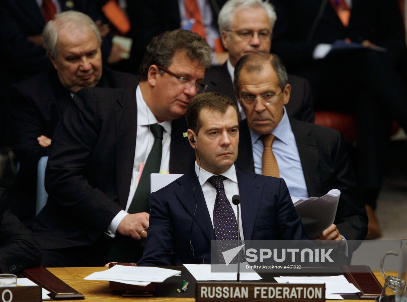 Dmitry Medvedev attends UN Security Council summit