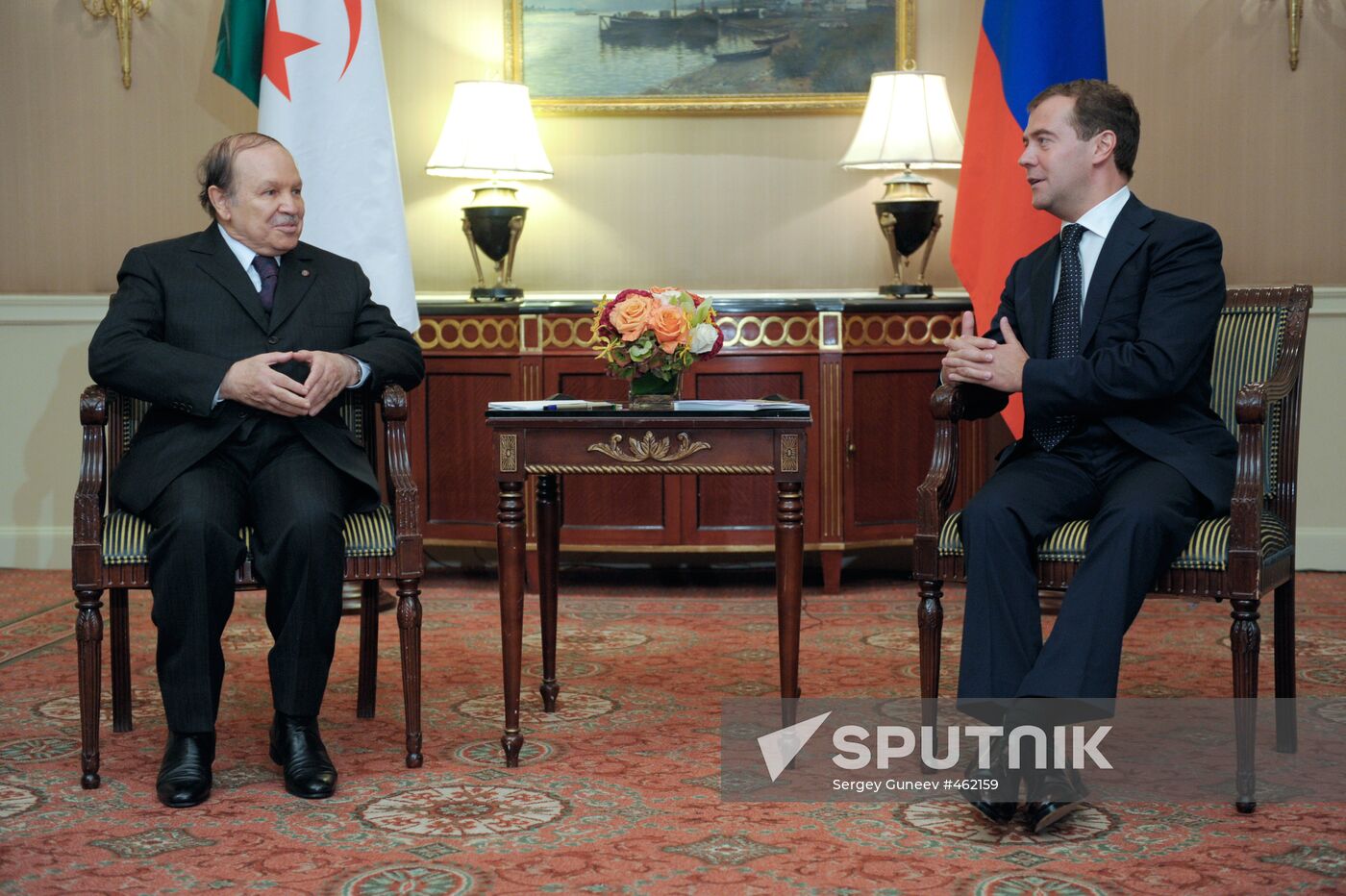 Russian, Algerian Presidents meet in New York