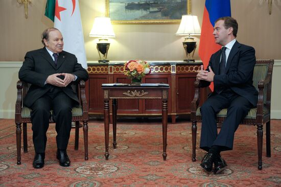 Russian, Algerian Presidents meet in New York