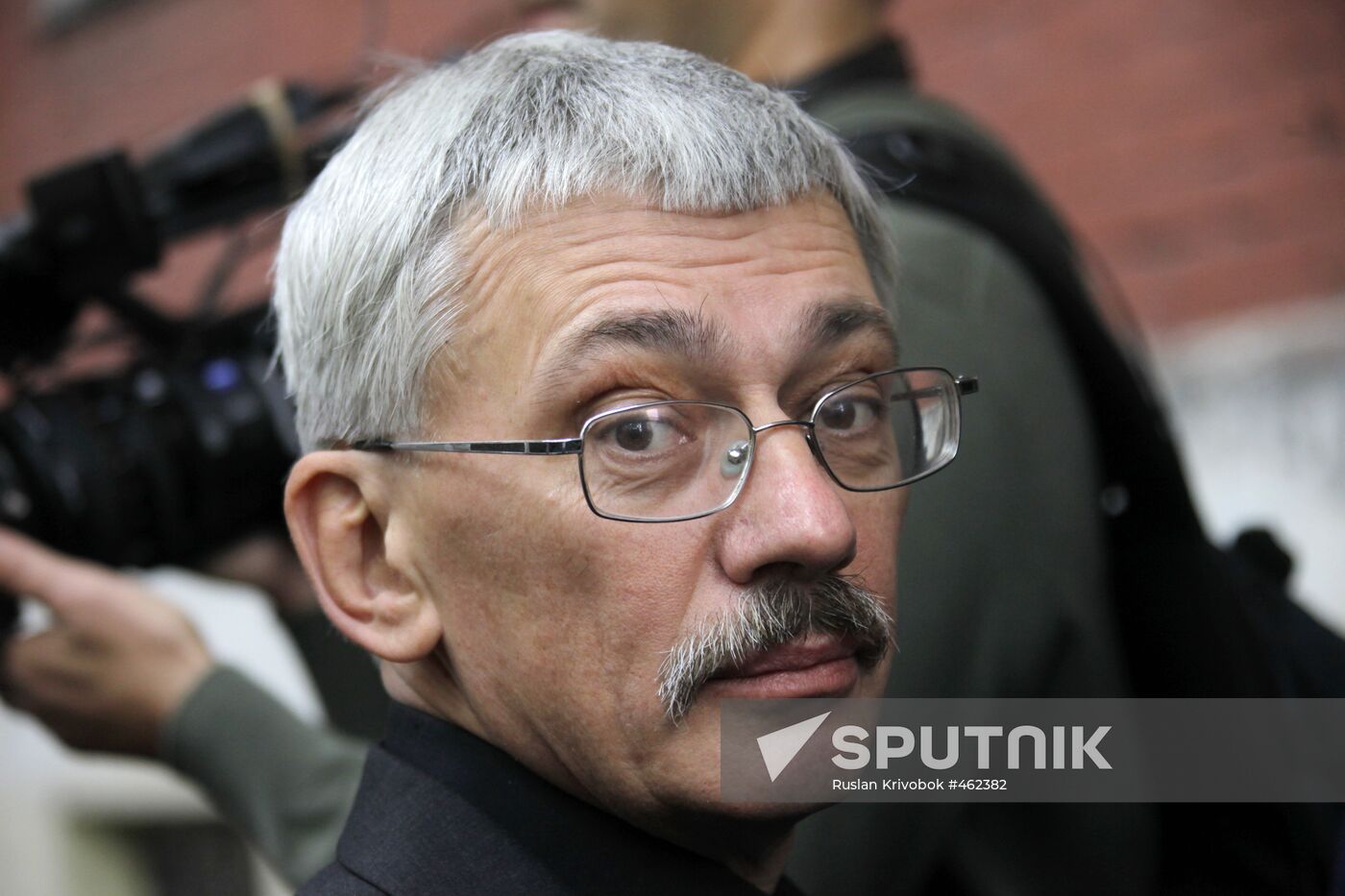 Memorial Human Rights Center chairman Oleg Orlov