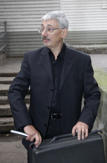 Memorial Human Rights Center chairman Oleg Orlov