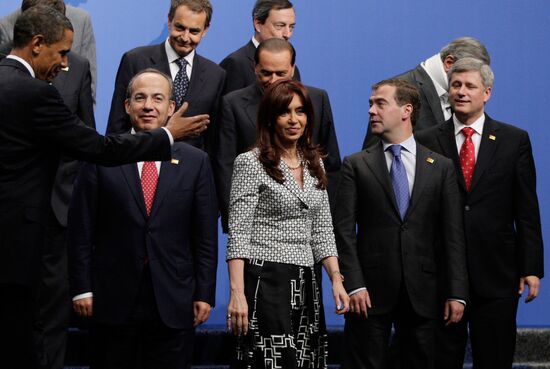 G20 heads of state and government working meeting