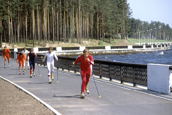 Ski racers